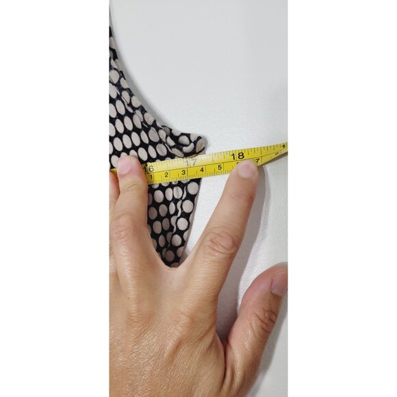 Mexx Womens Black & Tan Polka Dots Sleeveless Business Causal Maxi Dress Size XS - Picture 11 of 12